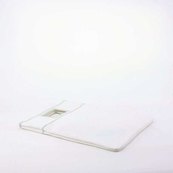 NWT Marc by Marc Jacobs Leather Foldover Oversize Clutch w Strap BEACH SAND - Picture 8 of 10